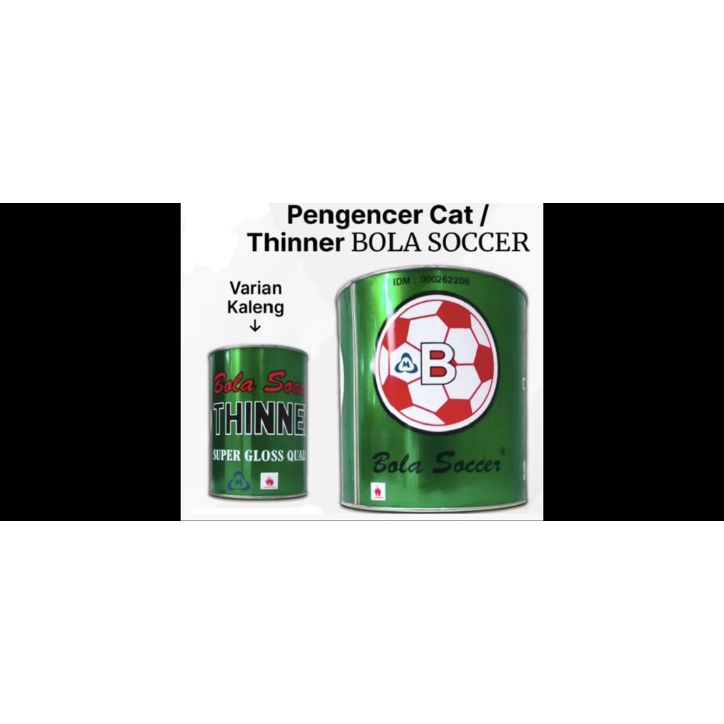 Thinner bola soccer / pengencer cat