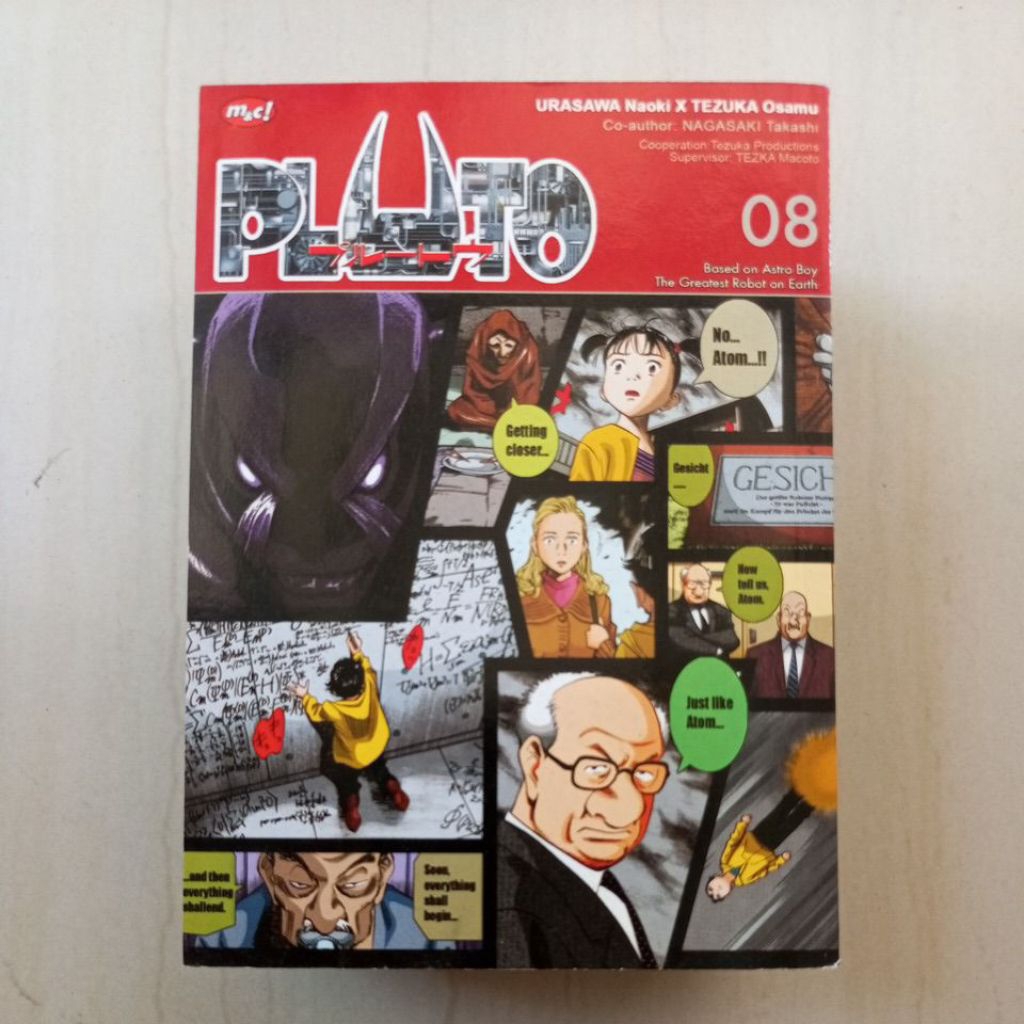 komik pluto 1-8 urasawa naoki