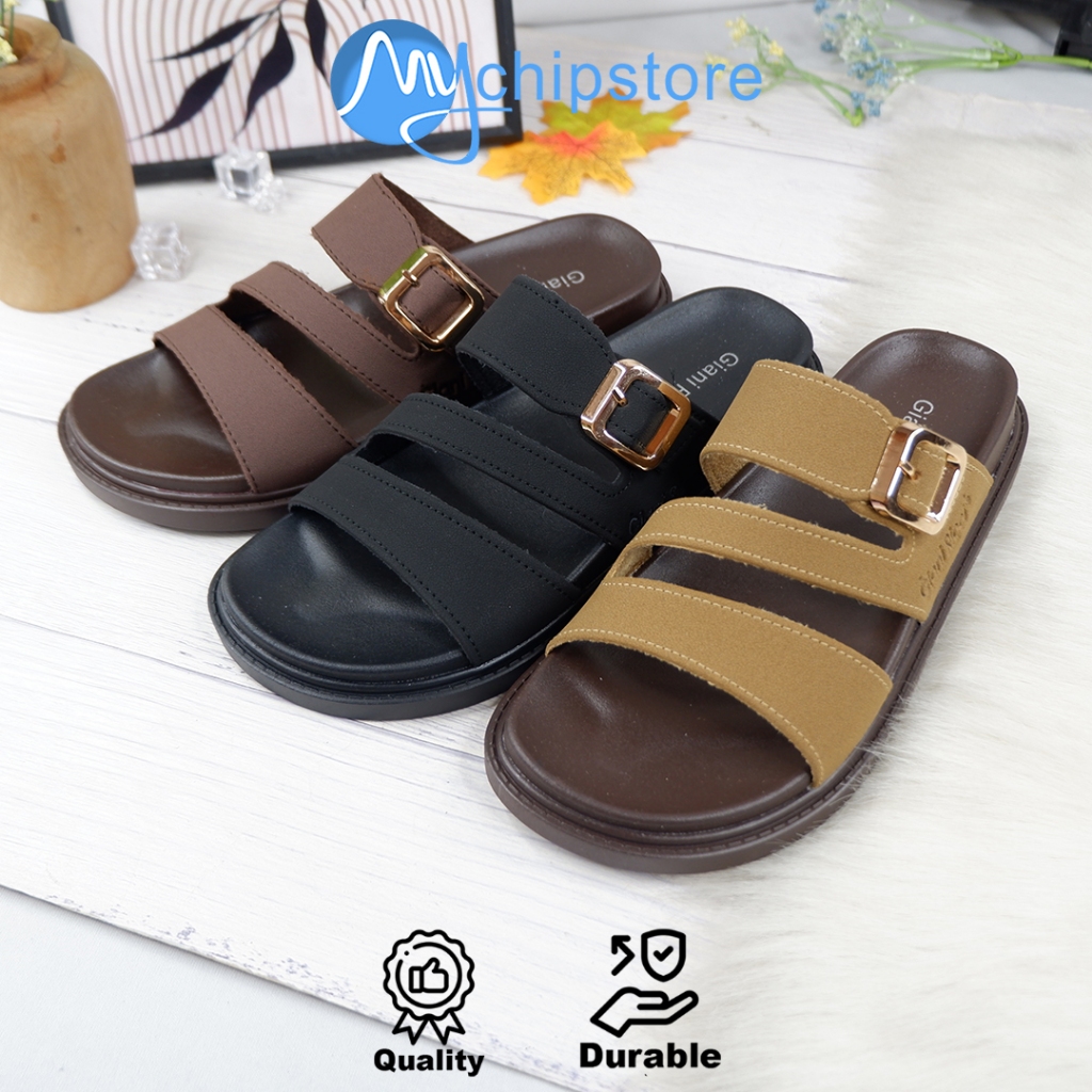 GianI Ricci Ganesha 3 Sandal Flat Wanita Kekinian Original