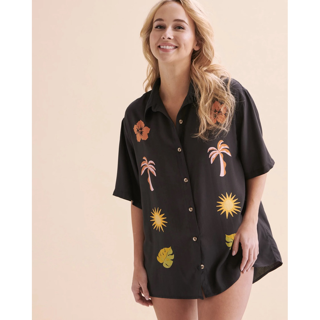 kemeja wanita billabong original