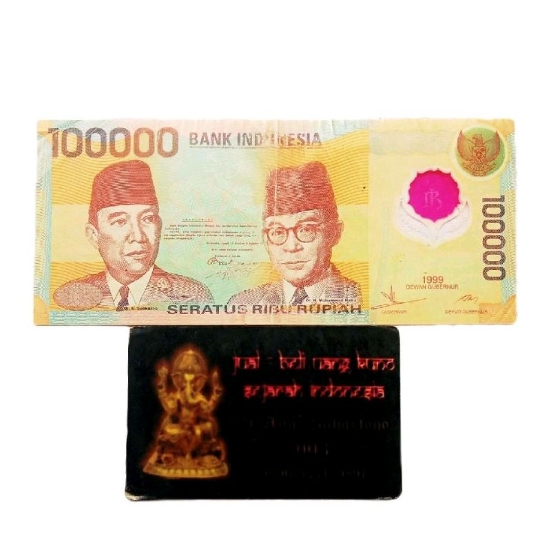 UANG 1OO OOO RUPIAH 1999 POLYMER