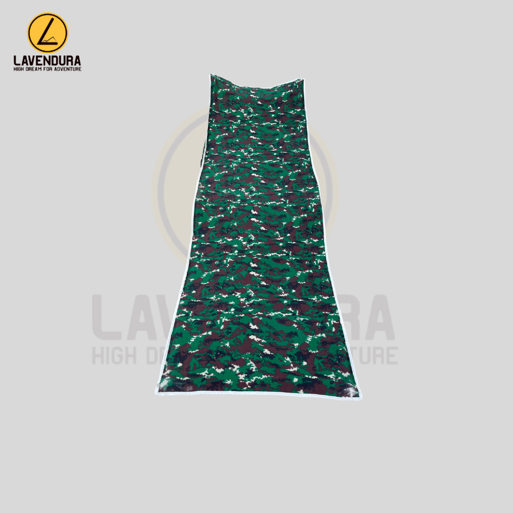 Velbed Lipat Motif NKRI TNI Kasur Lipat Adjustable Portable Folding Escort Bed Portable Folding Bed 