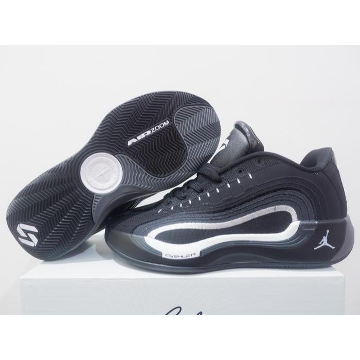 SEPATU BASKET AJ LUKA 4 LOW BLACK CEMENT