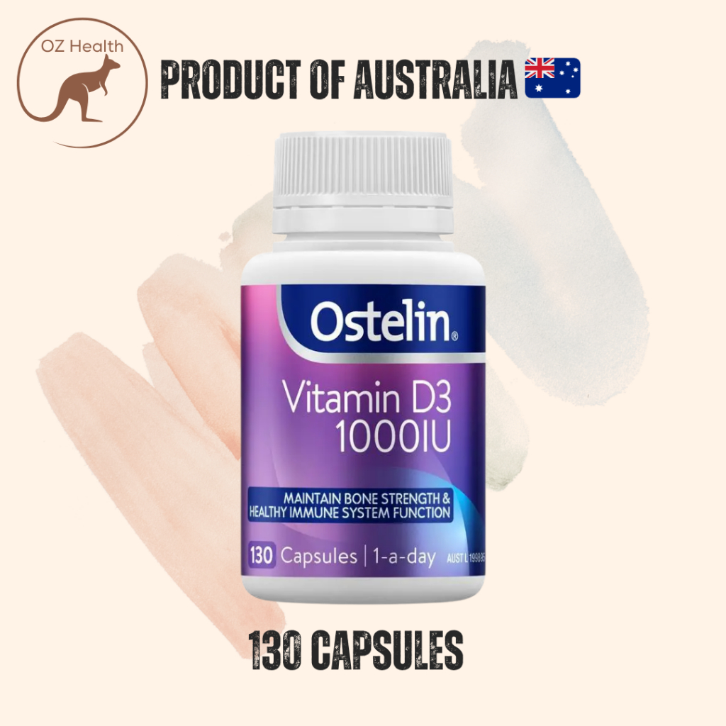 Ostelin Vitamin D3 1000IU 130 Capsules