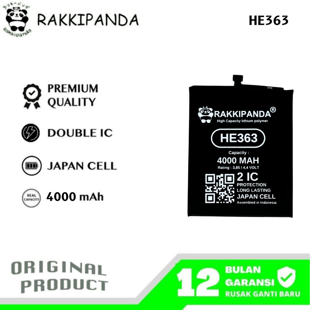 RakkiPanda - HE363 Nokia 3.1 Plus / 7.1 Plus / 8.1 Plus / 8.1 Batre Batrai Baterai