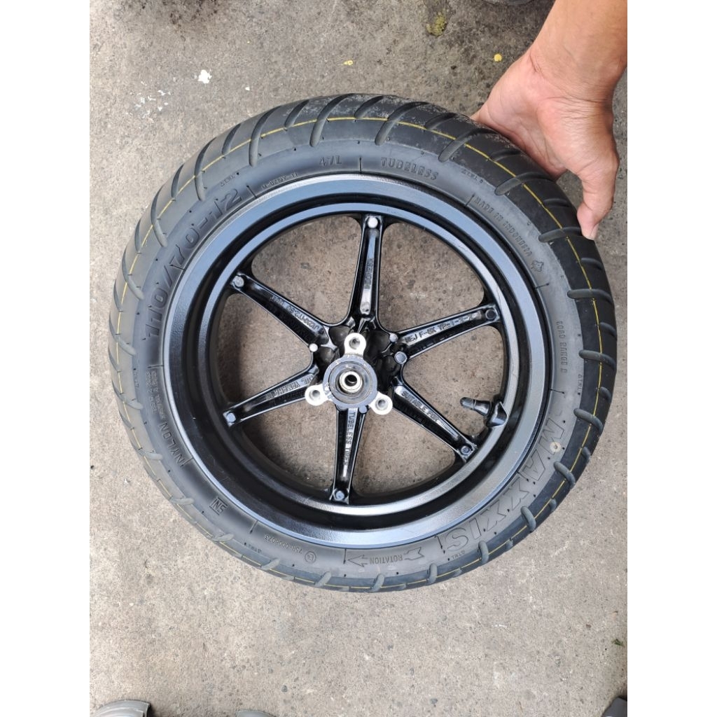velg pelek roda depan set ban yamaha Filano freego frego original