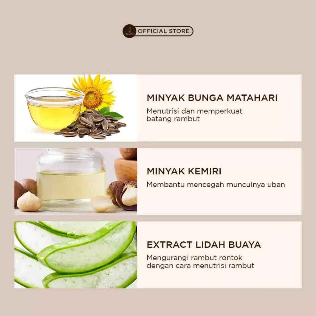 Jevarine Shampoo Mild  250ml – Perawatan Rambut Rontok & Menyuburkan Rambut