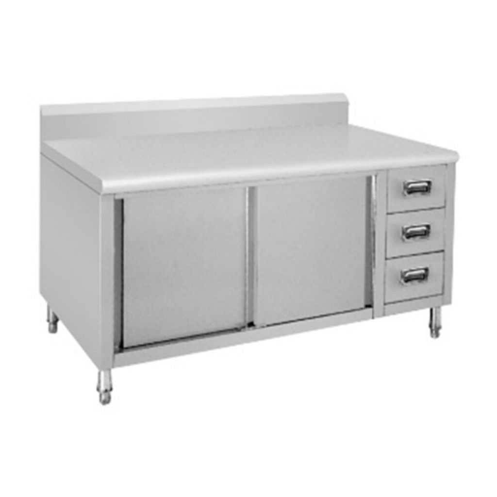 meja kabint dapur/ meja dapur stainless setll