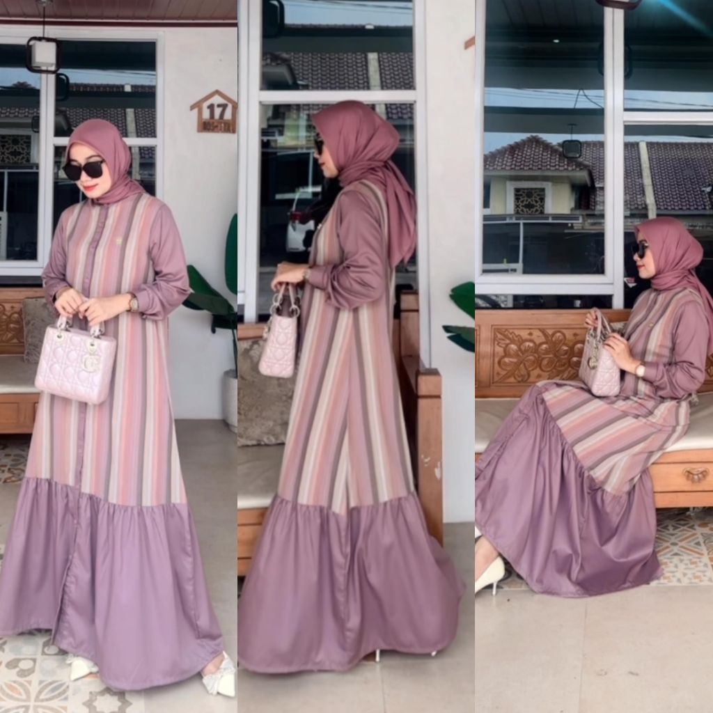 dress dimara katun triset original//dress kekinian