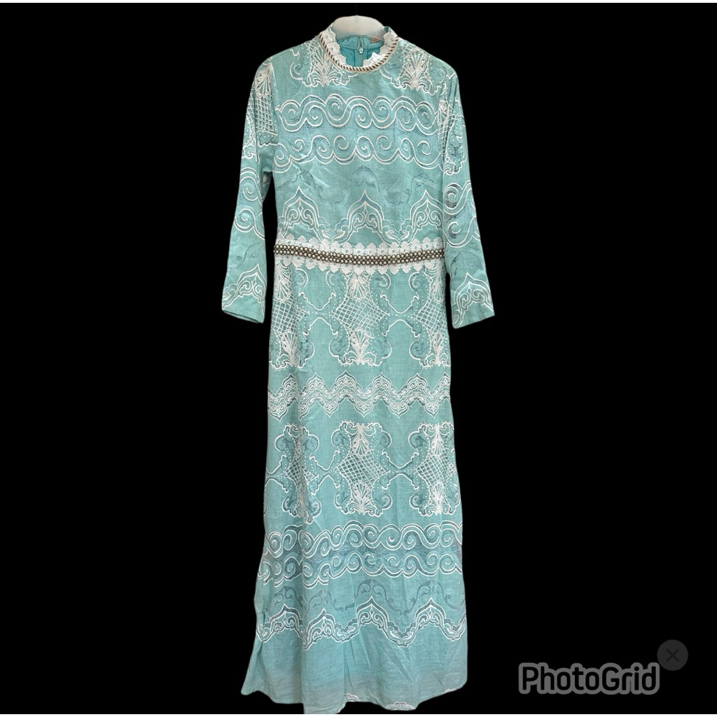 solemio dress gamis lebaran gamis pesta preloved