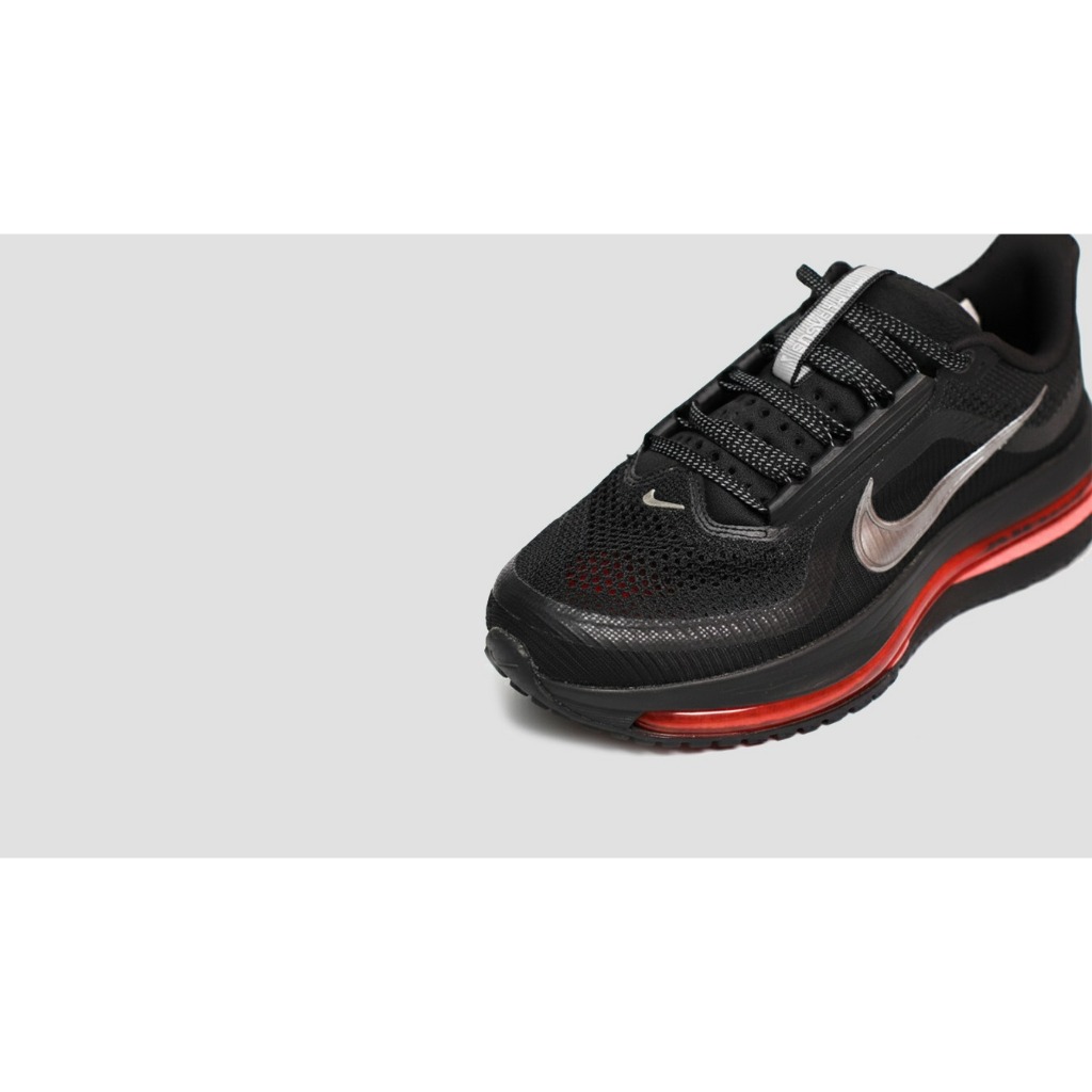 SUPER PREMIUM Nk Air Zoom Pegasus Premium Black Bright Crimson Sneakers Casual Running Gym Olahraga 