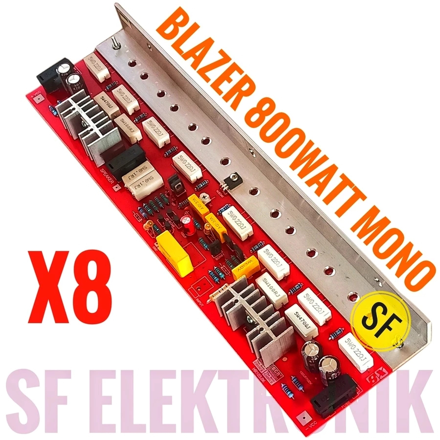 Kit Power Amplifier Blazer 800Watt Mono X8 Tanpa Transistor