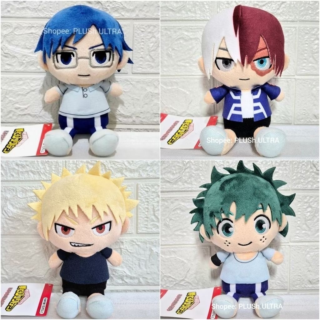 Deku Bakugo Shoto Iida My Hero Academia MHA Original kostum training cosplay plush kostum
