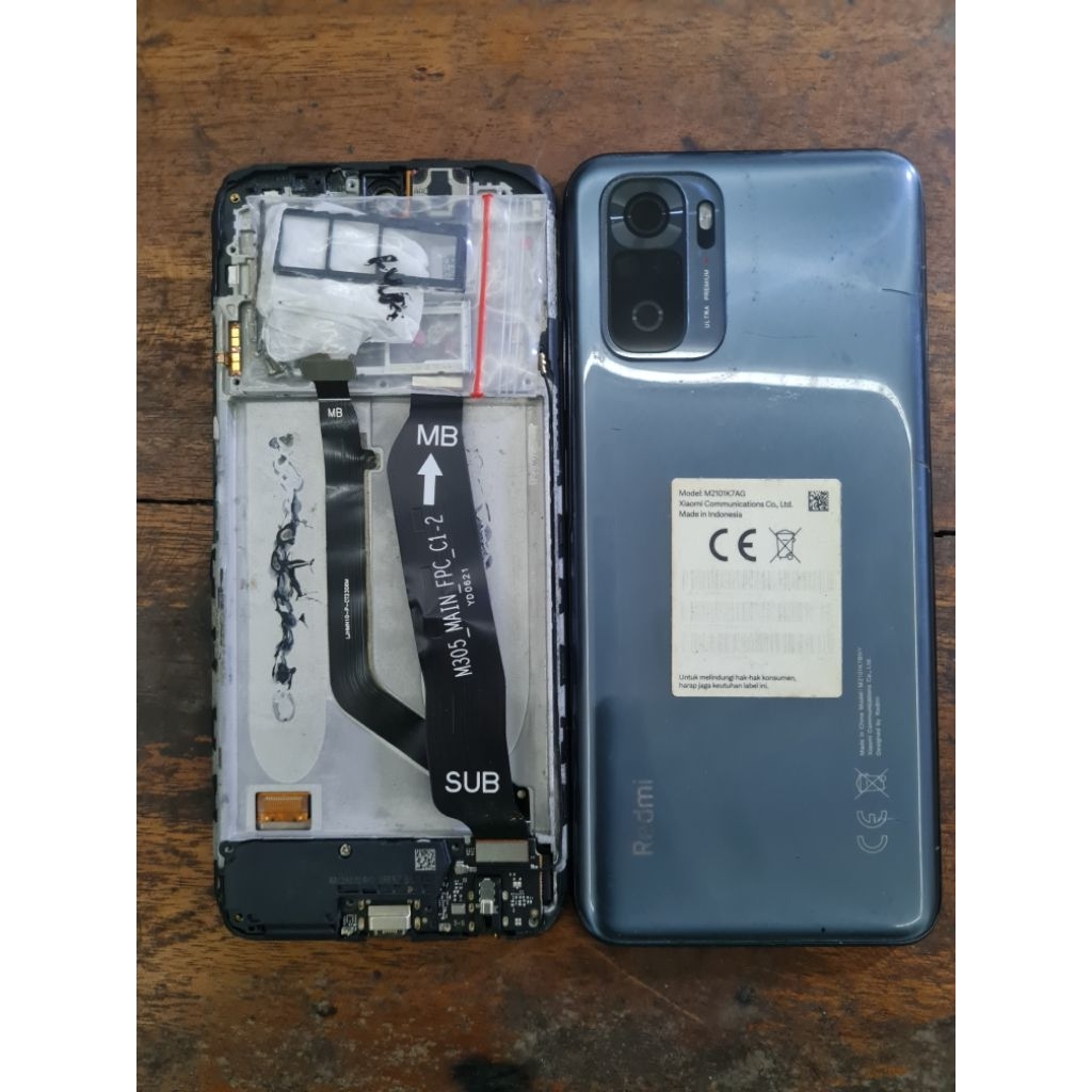 Board Cas Redmi Note 10/S 4g