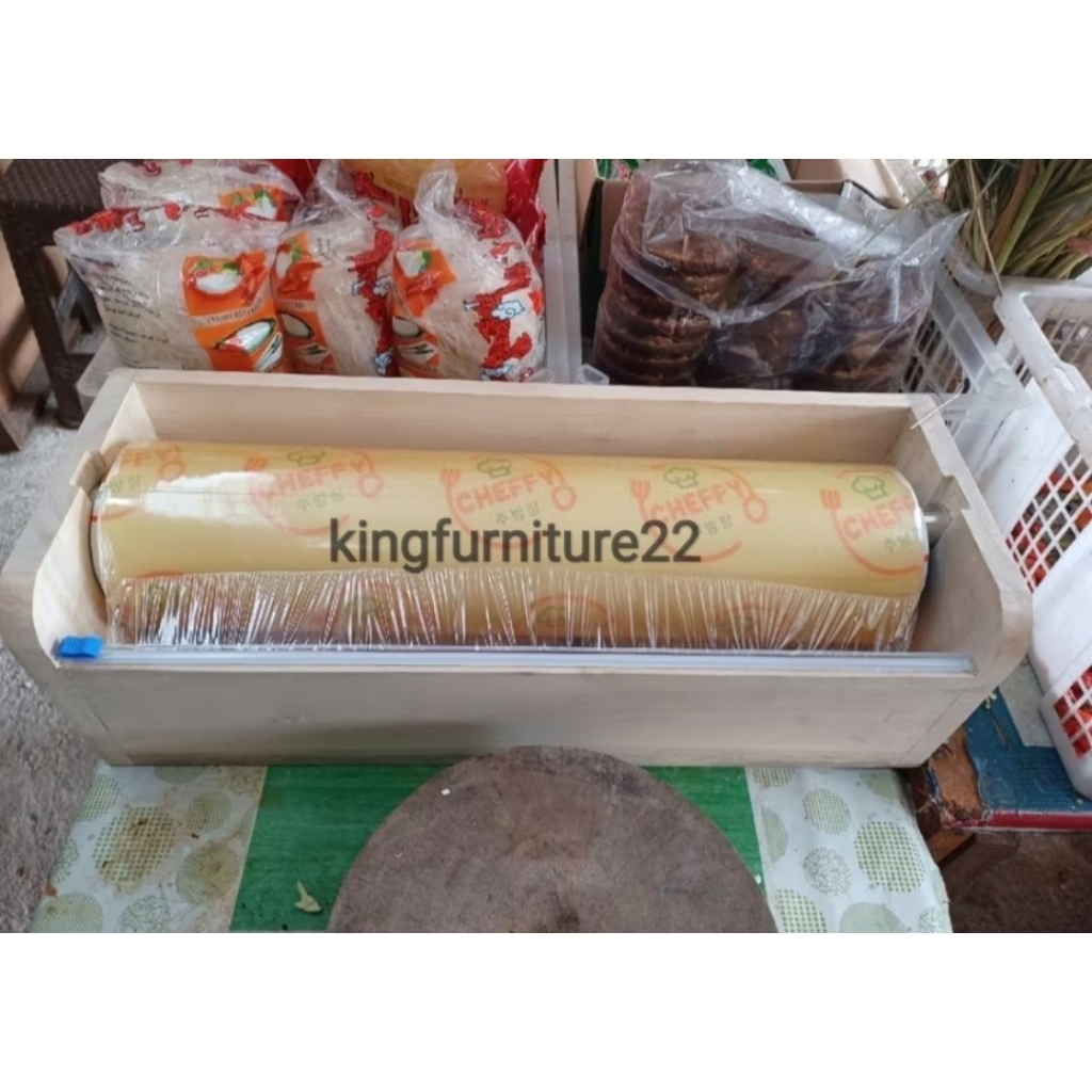 Tempat/ Alat wrapping pemotong plastik pembungkus makanan JUMBO ukuran 45-60cm