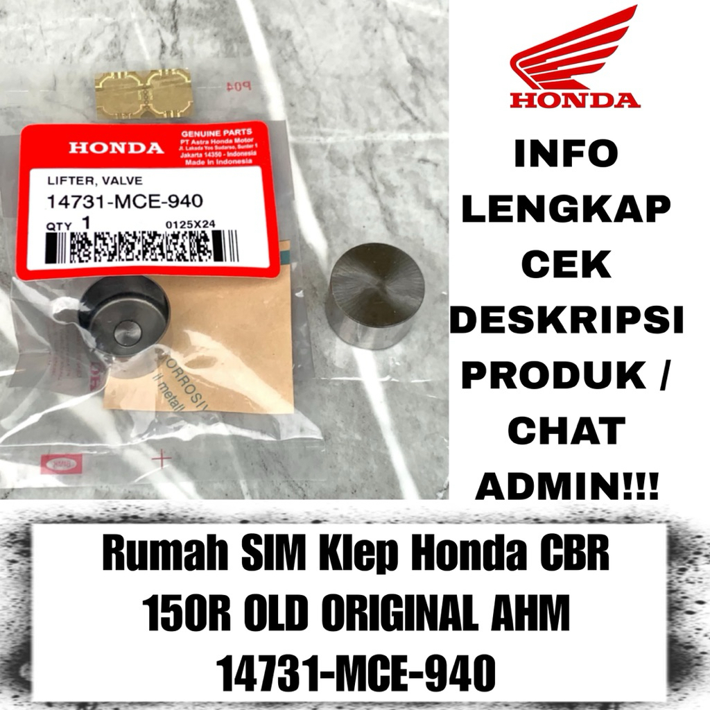 RUMAH TUTUP SIM KLEP TAPPET SIM KLEP CB150 CBR150 R CBR150 ORIGINAL AHM 14731-MCE-940