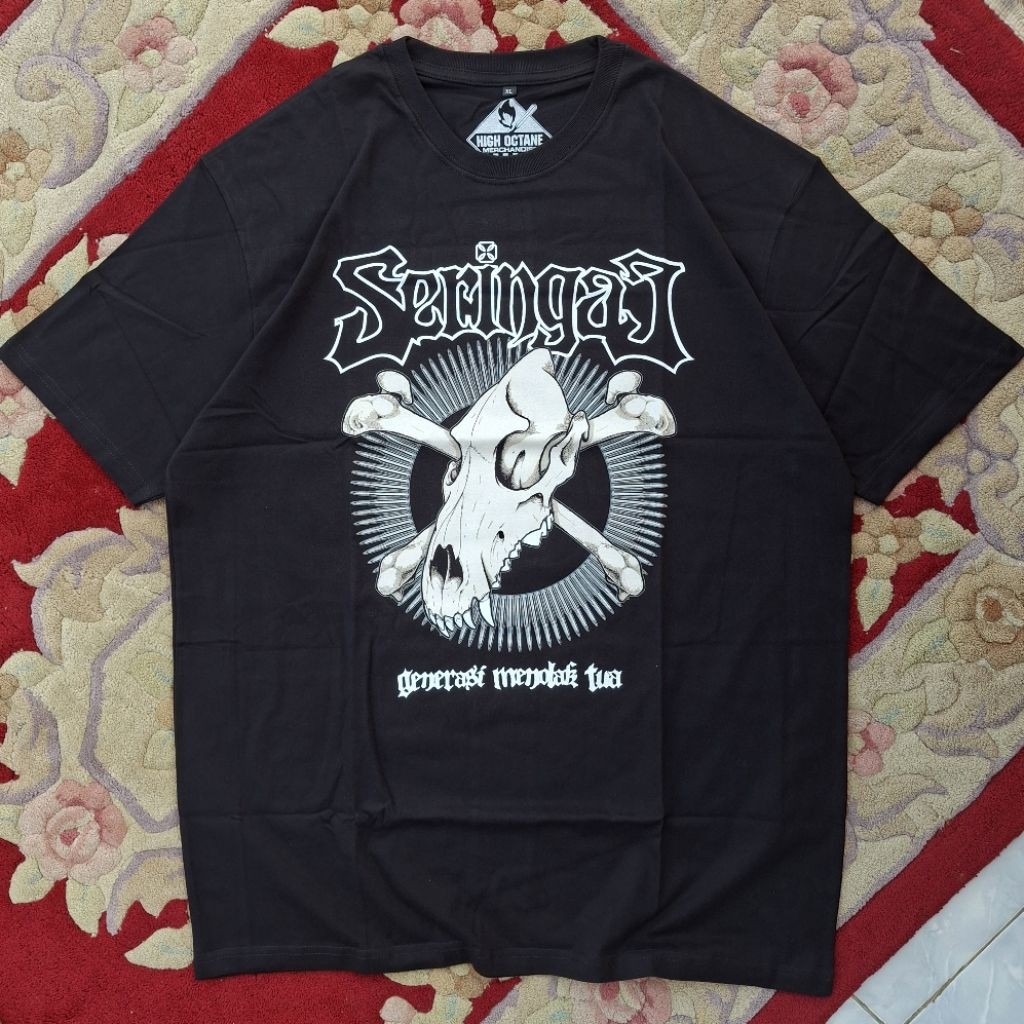 Tshirt Seringai - Generasi Menolak Tua Original Merchandise