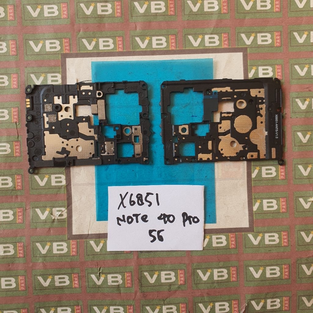 Frame tutup mesin atas Infinix Note 40 pro 5g X6851 Ori