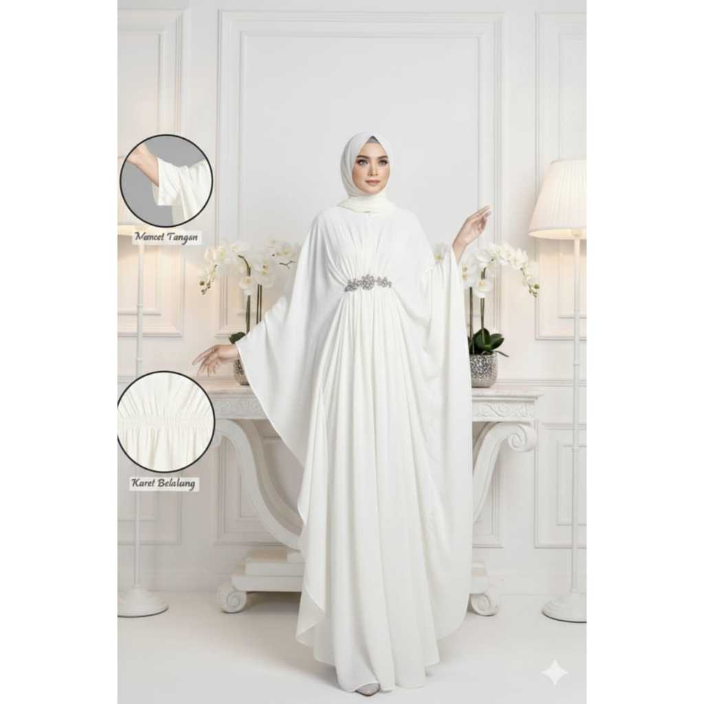 Kaftan Shanza premium - kaftan babydoll premium all size muat sampai M-xxxl