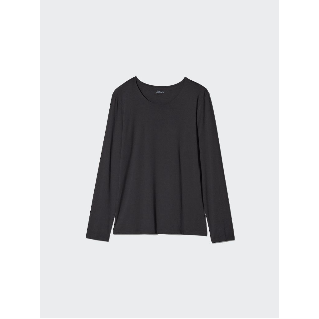 UNIQLO WOMEN - AIRism UV Protection Crew Neck T-Shirt Long Sleeve