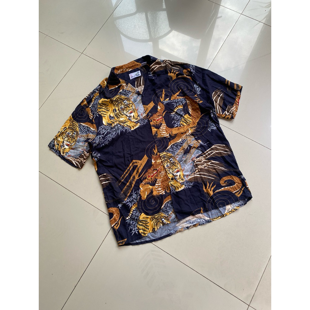 vtg hawaii rayon shirt