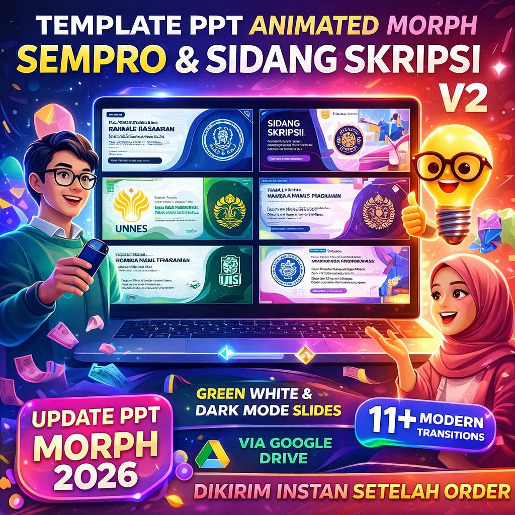 Template PPT Sidang Skripsi | 50+ Siap Pakai