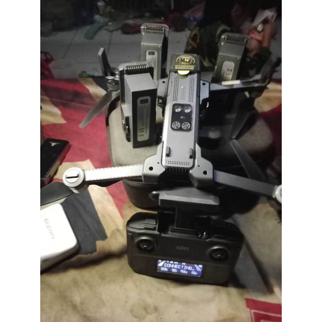Drone sjrc f22s bekas norml lecet pemakaian  sja dpt 3baterai