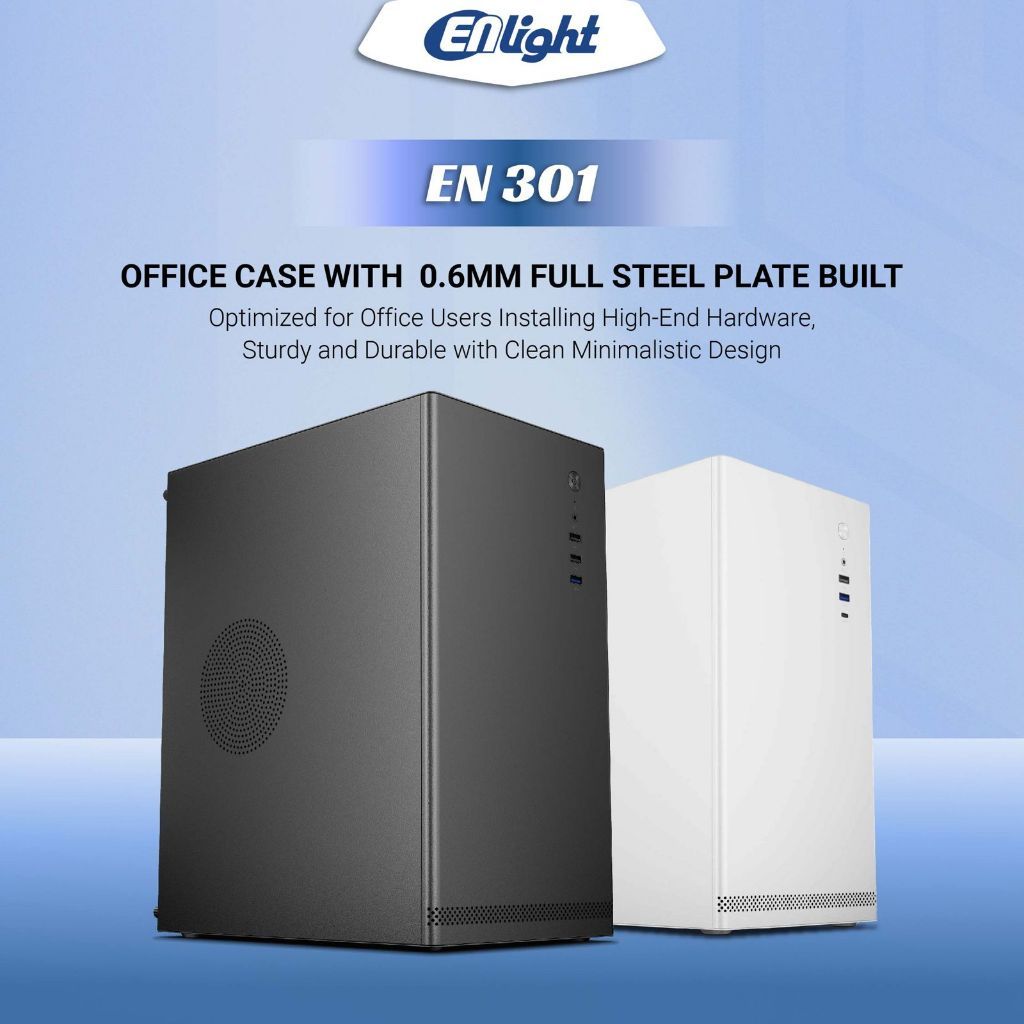 Casing Enlight EN301 - MicroATX Case EN301 - Casing Office Enlight EN-301
