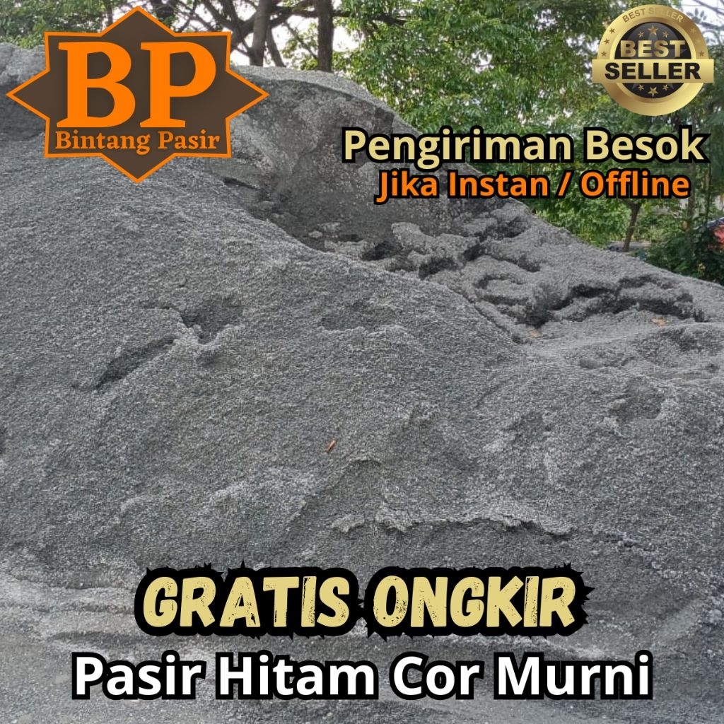 Pasir Hitam Cor / Pasir Cor / Pasir Cor Hitam / Pasir Hitam / Pasir Beton