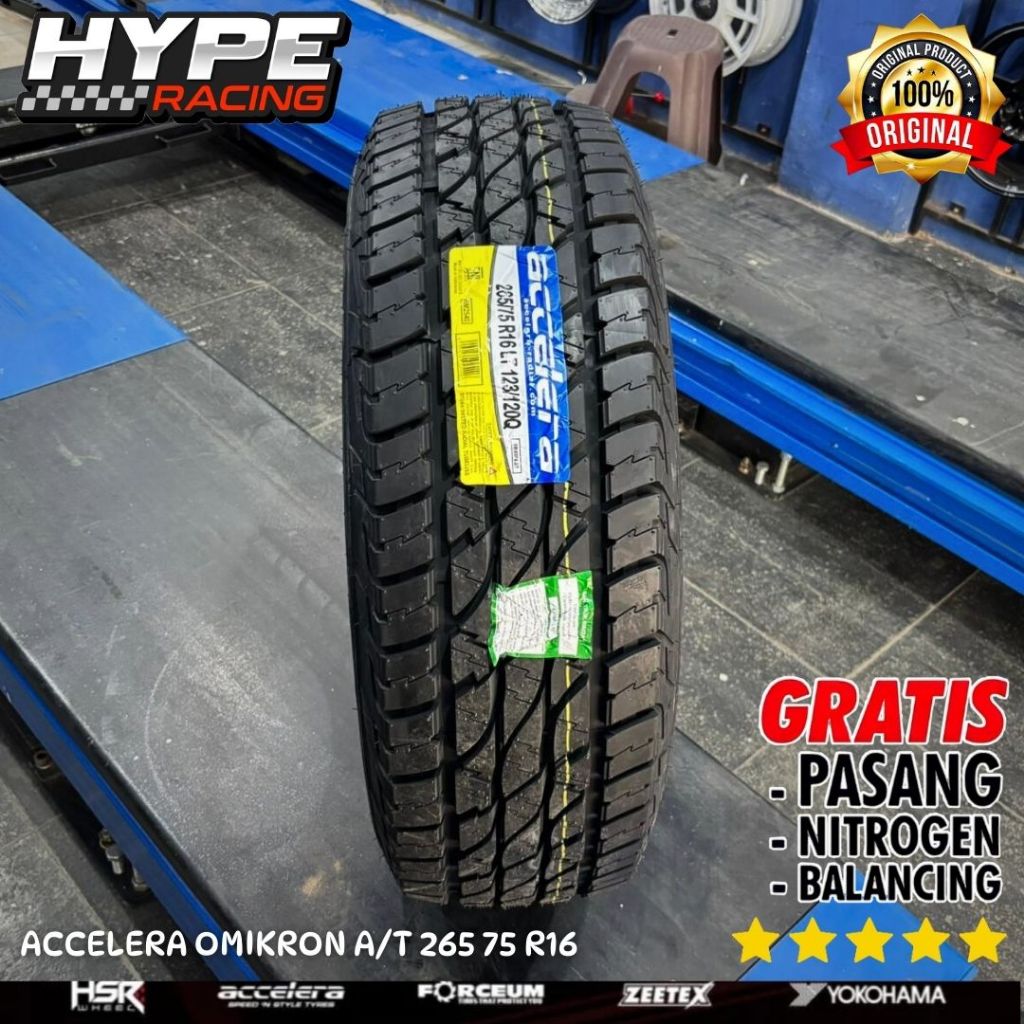 Ban Mobil ACCELERA OMICRON AT 265 75 R16 - Untuk ban Triton , Hilux , Rangger
