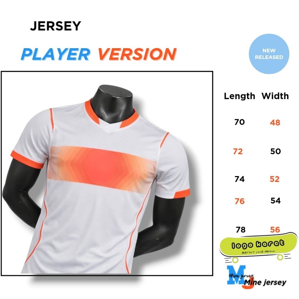 Jersey Player issue Pildun Belanda 2026 Slim Fit