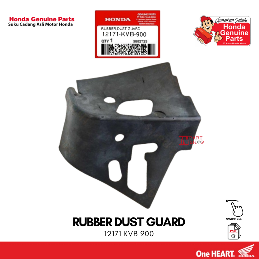 Karet Pelindung Mesin (Rubber Dust Guard) - Vario 110 CW Karbu & Vario 110 CBS Techno Karbu / 12171-