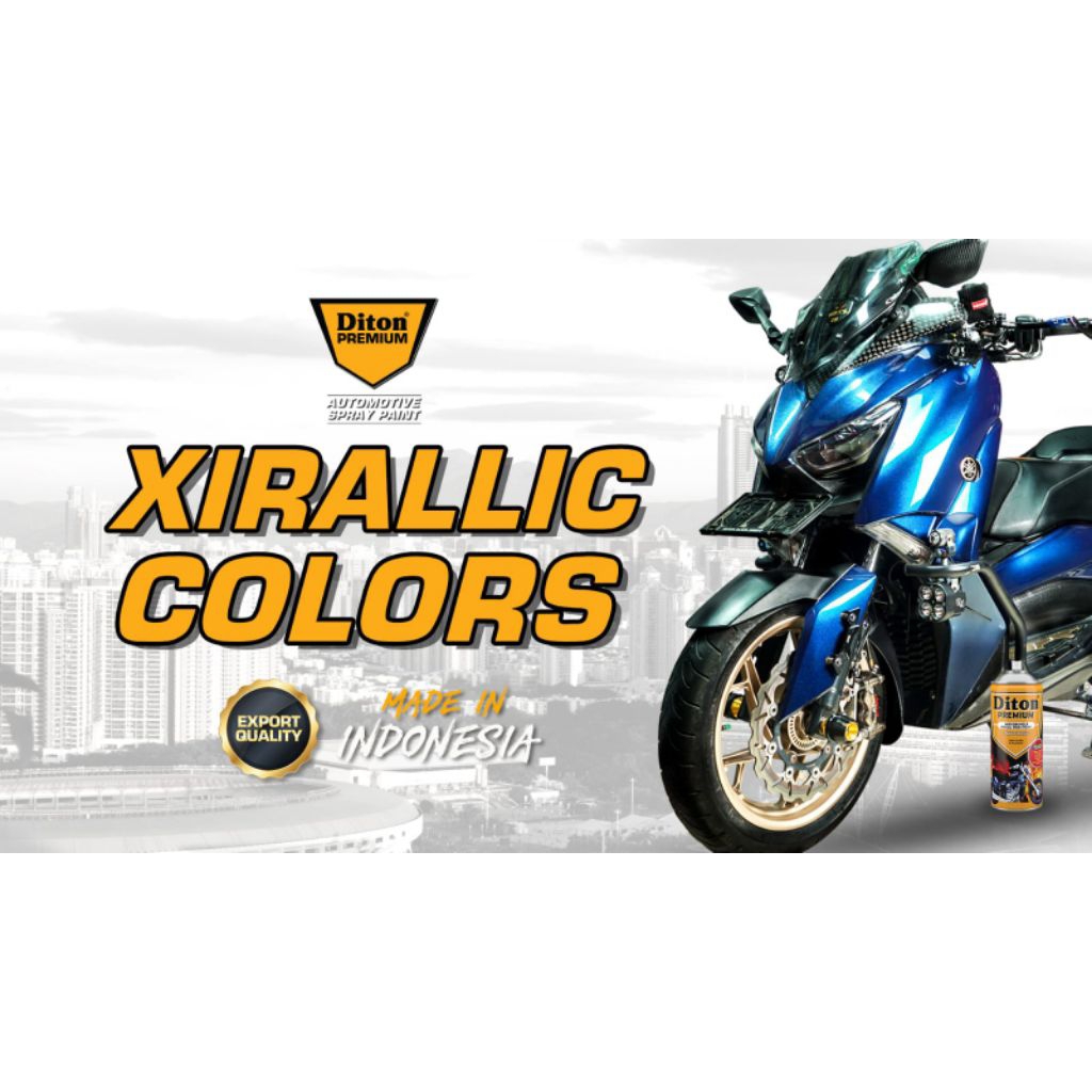 CAT KALENG DITON PREMIUM WARNA XIRALLIC