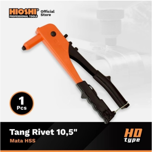 Tang Rivet Lancip 10.5"/Hand Rivet/Tang Ripet Mata HSS Hioshi