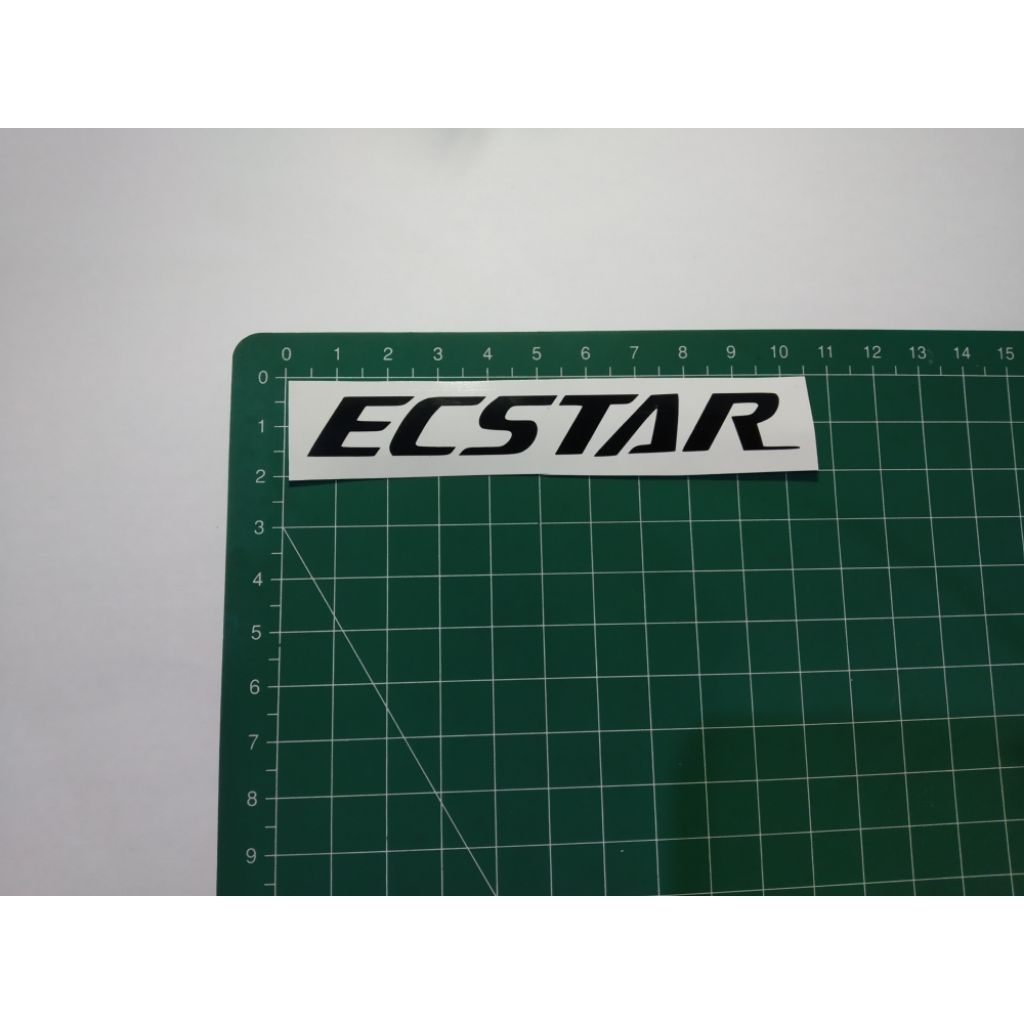 stiker cutting ecstar