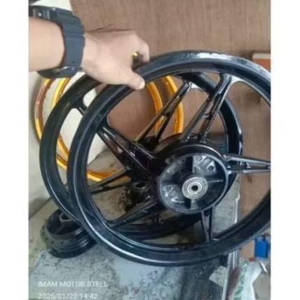 Velg depan belakang Jupiter mx old original lepasan