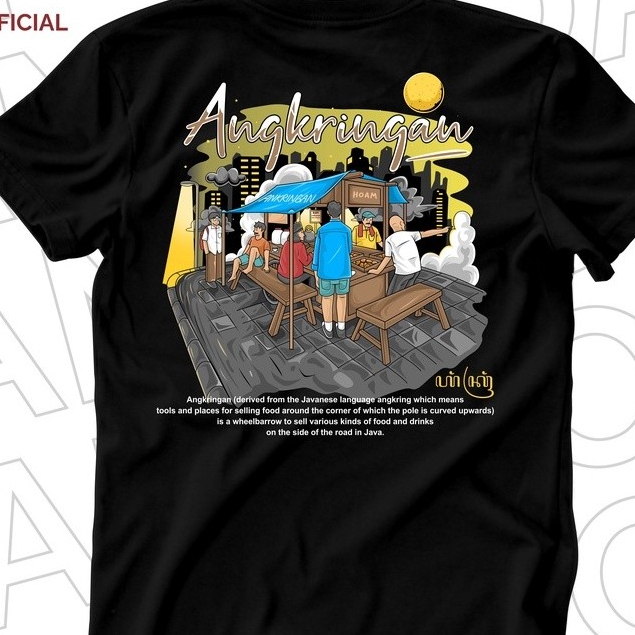 Kaos Indonesian Food - Angkringan