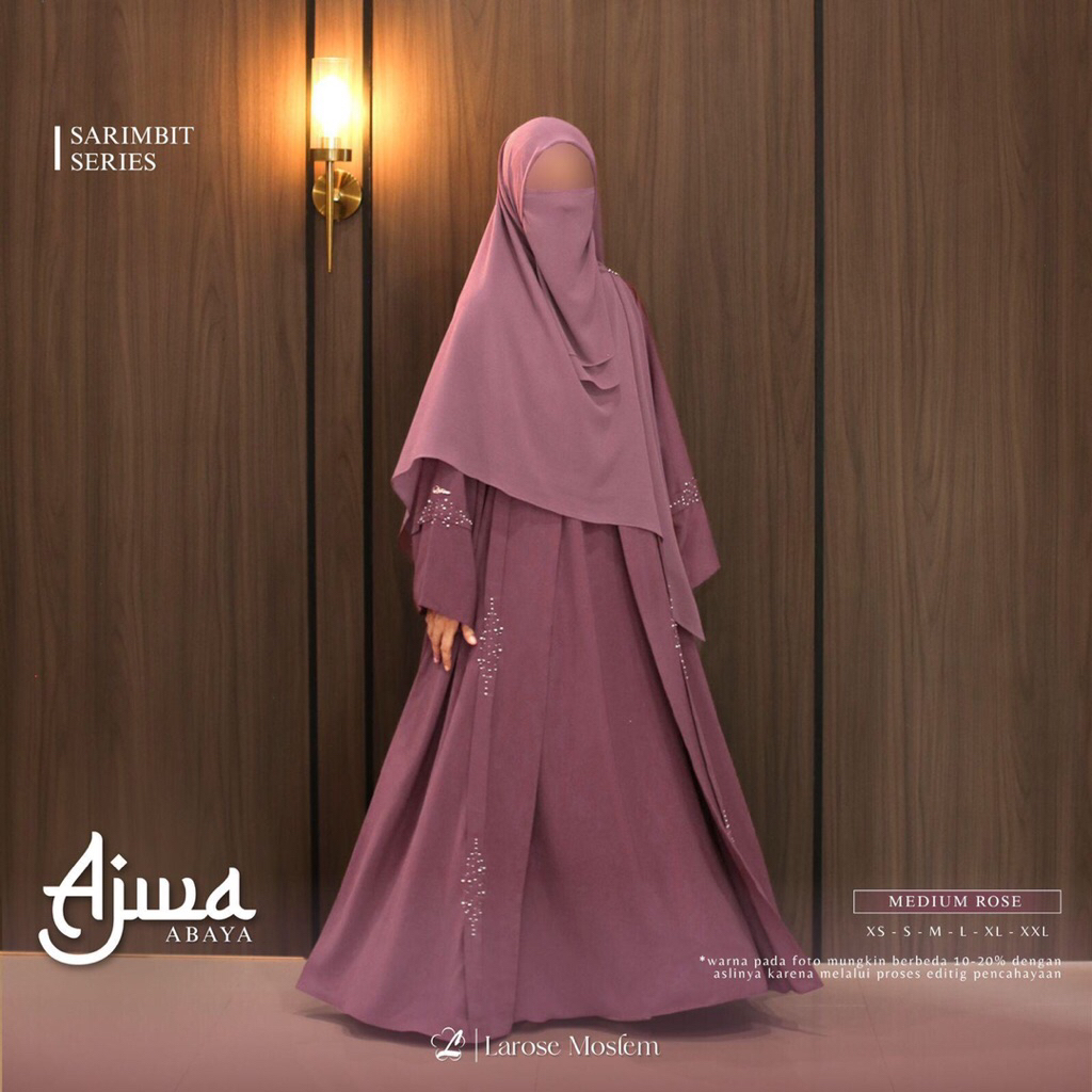 Larose moslem - abaya wanita gamis muslim