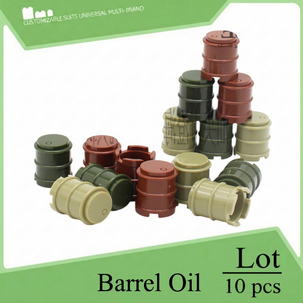 HBC Brick Barel Minyak Oil Barrel Drum - Aksesoris Diorama Pangkalan Militer