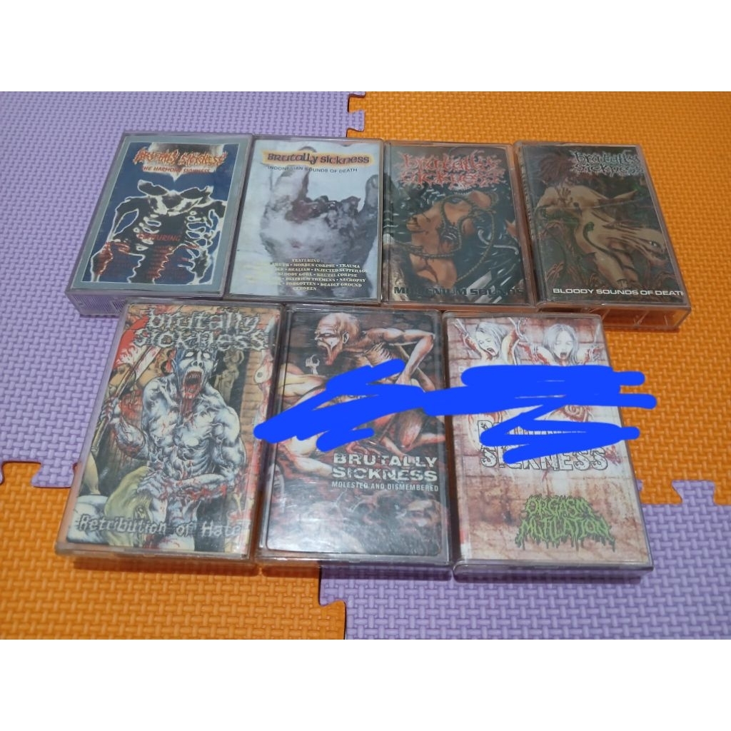 Kaset pita/tape paket Brutally Sickness