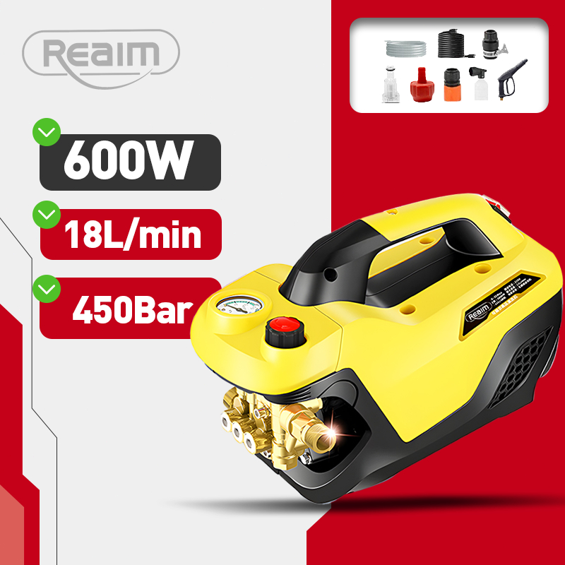 Reaim Jet Cleaner 450Bar Semprotan Cuci Motor Mesin Cuci Mobil Semprotan Kencang Alat Cuci Motor