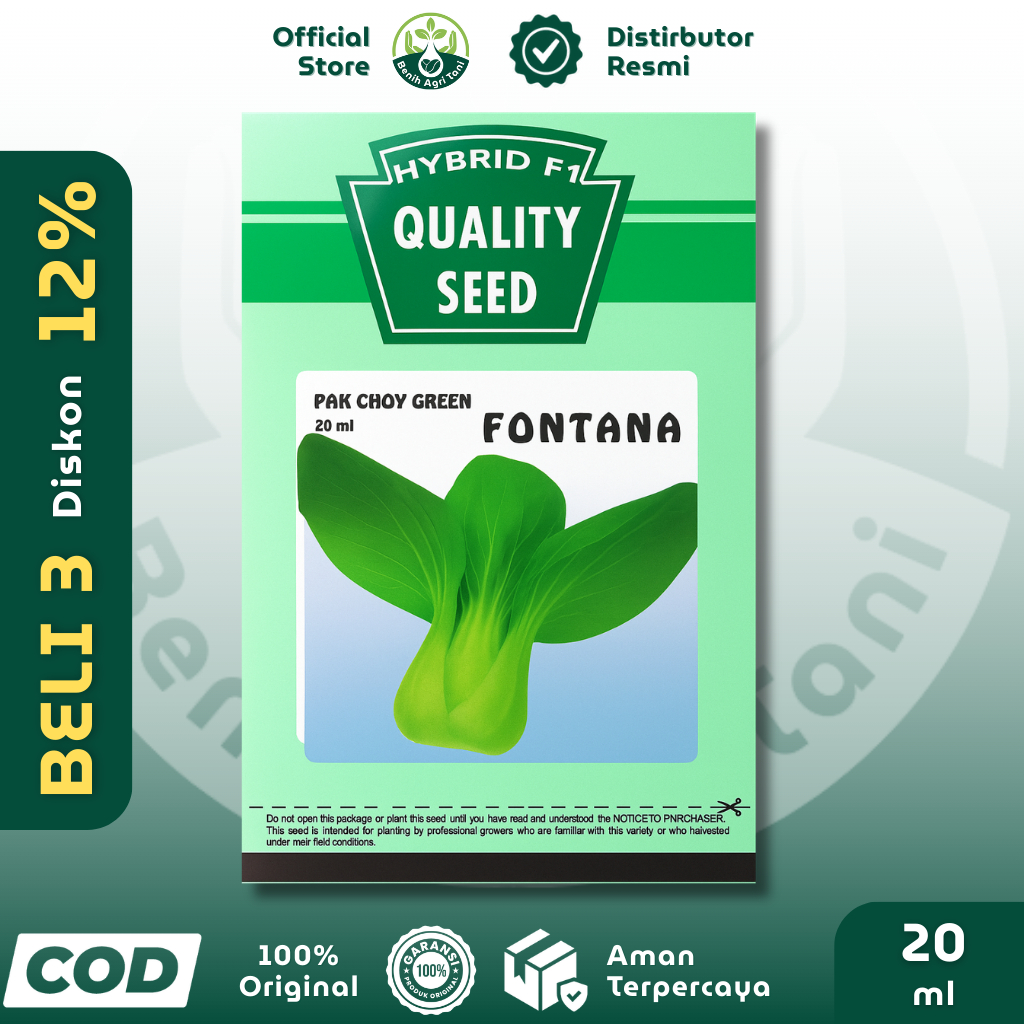 FONTANA 20 ml Benih Pakcoy F1