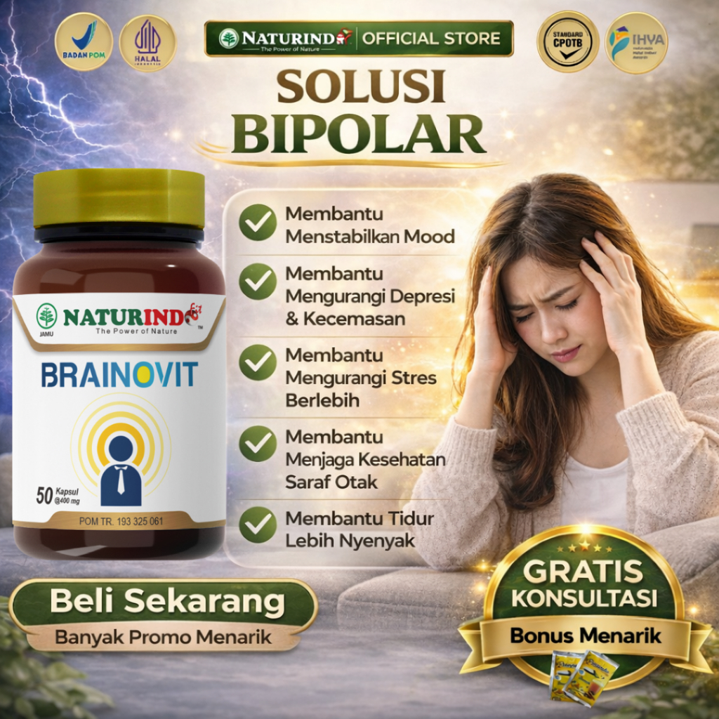 Obat Gangguan Bipolar Kecemasan Insomnia Stres Depresi