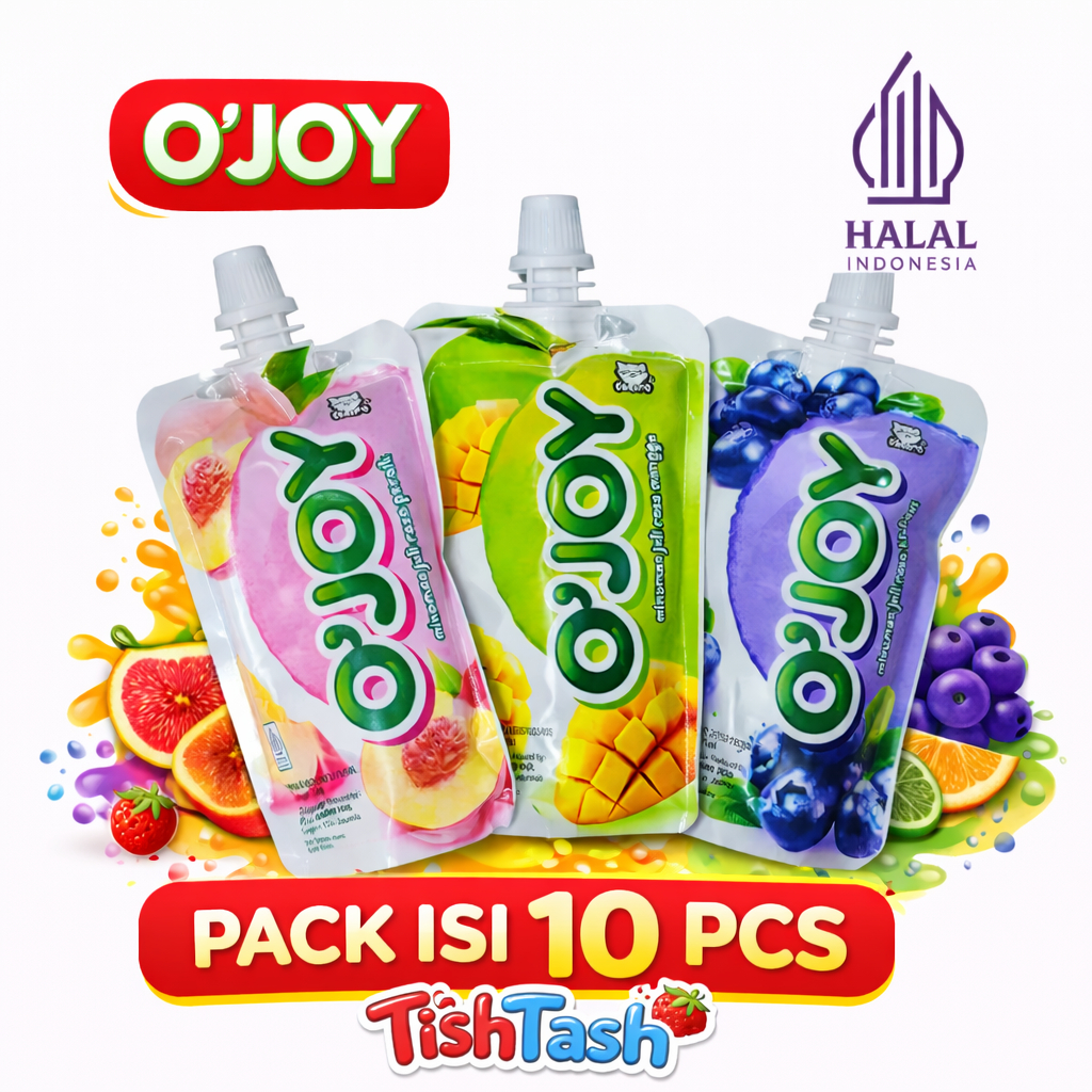 [PACK ISI 10 PCS] Sidore Ojoy Jelly Rasa Mangga Persik Bluberi Halal