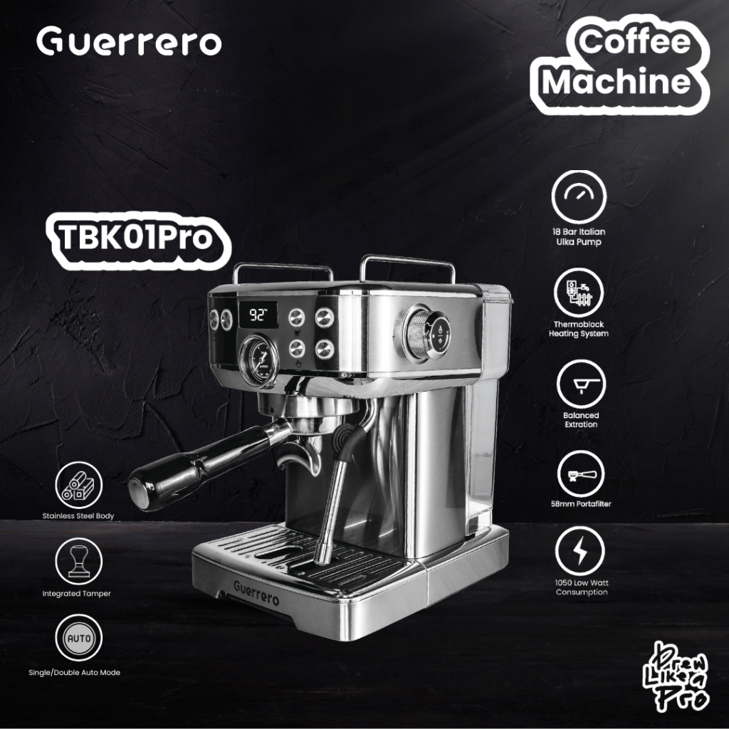 Guerrero TBK01 Pro Mesin Kopi Espresso Machine 58mm