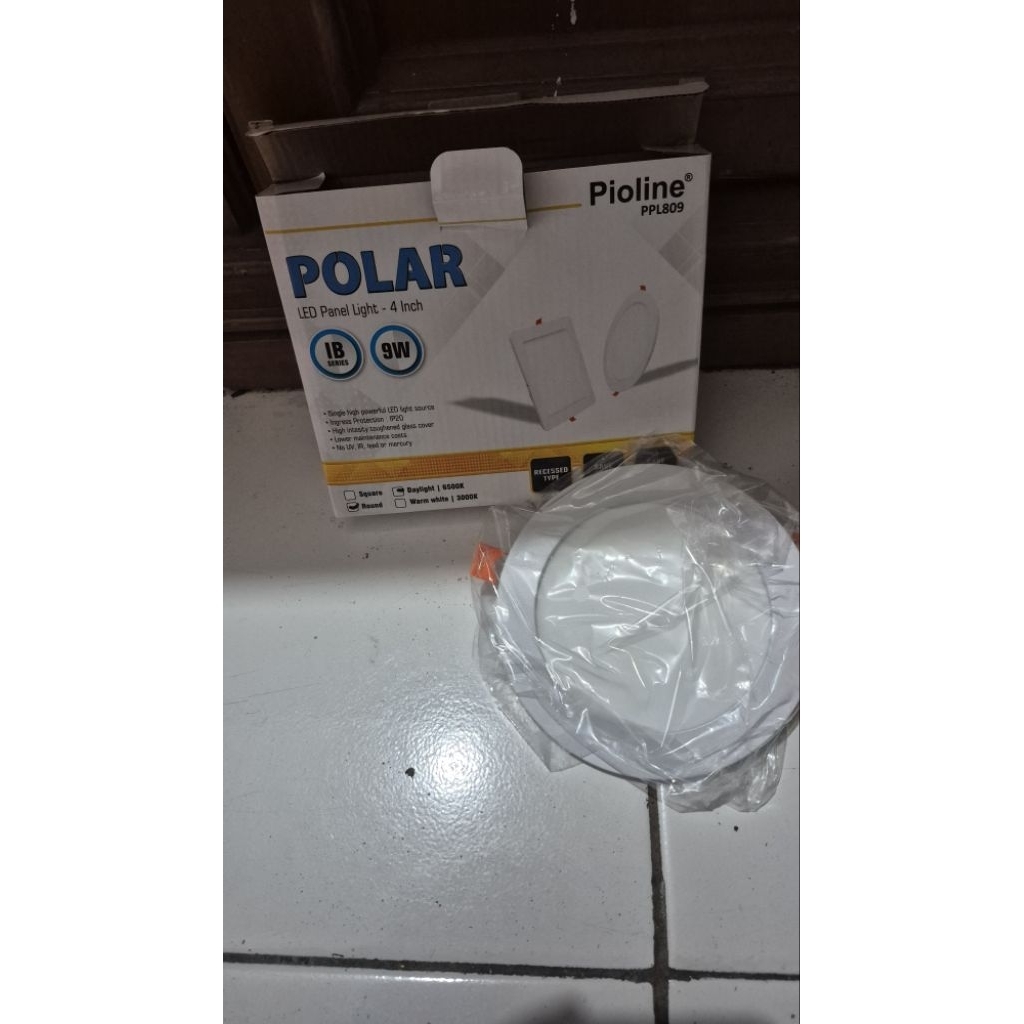 Led panel 4" pioline cahaya putih
