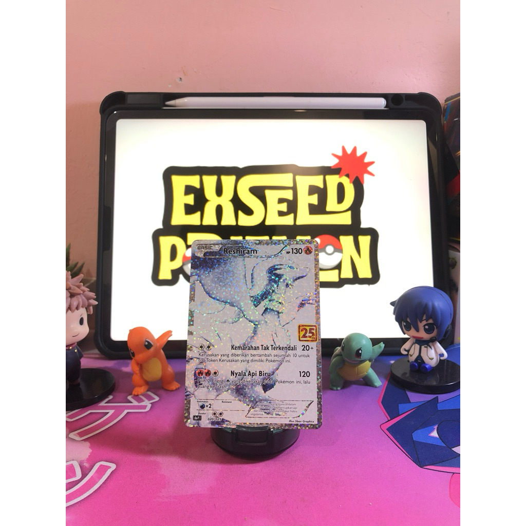 Reshiram 25th Anniversary-Kartu TCG Pokemon Indonesia