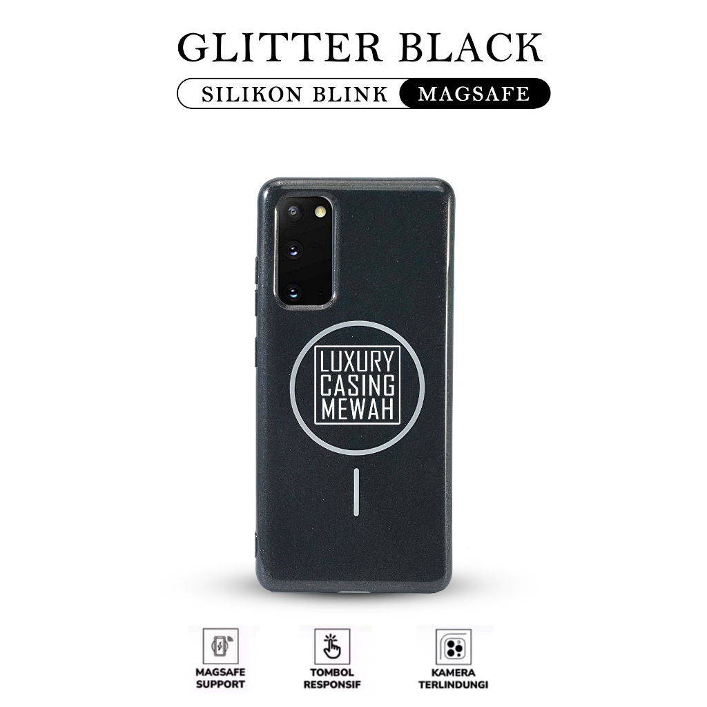 Case Magsafe Magnetic Glitter Case for Samsung S20 Samsung S20 FE Samsung S20 Plus Samsung S20 Ultra
