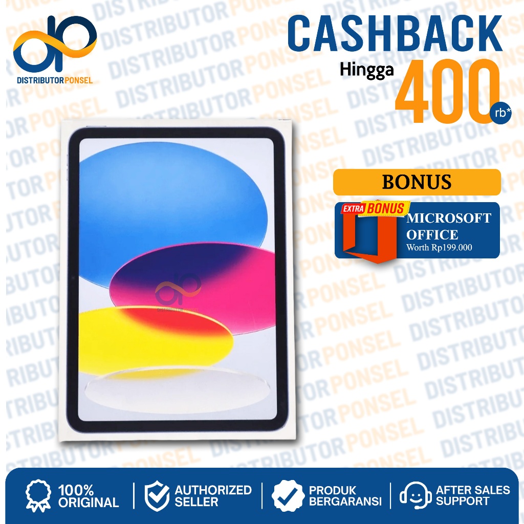 Apple iPad Gen 11 2025 11" inch 512GB 256GB 128GB Silver Blue Pink Yellow Garansi Resmi Apple