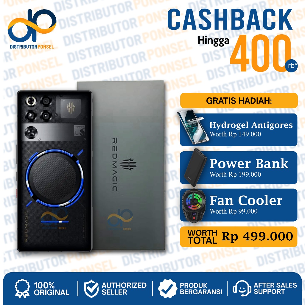 Nubia Redmagic 11 Pro 16/512GB Garansi Resmi Snapdragon 8 Elite Gen 5 Red Magic Gaming Phone Not ASU